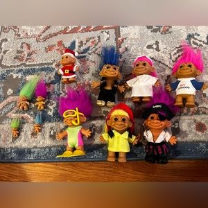 Vintage Russ Troll Dolls Lot 11 Dolls